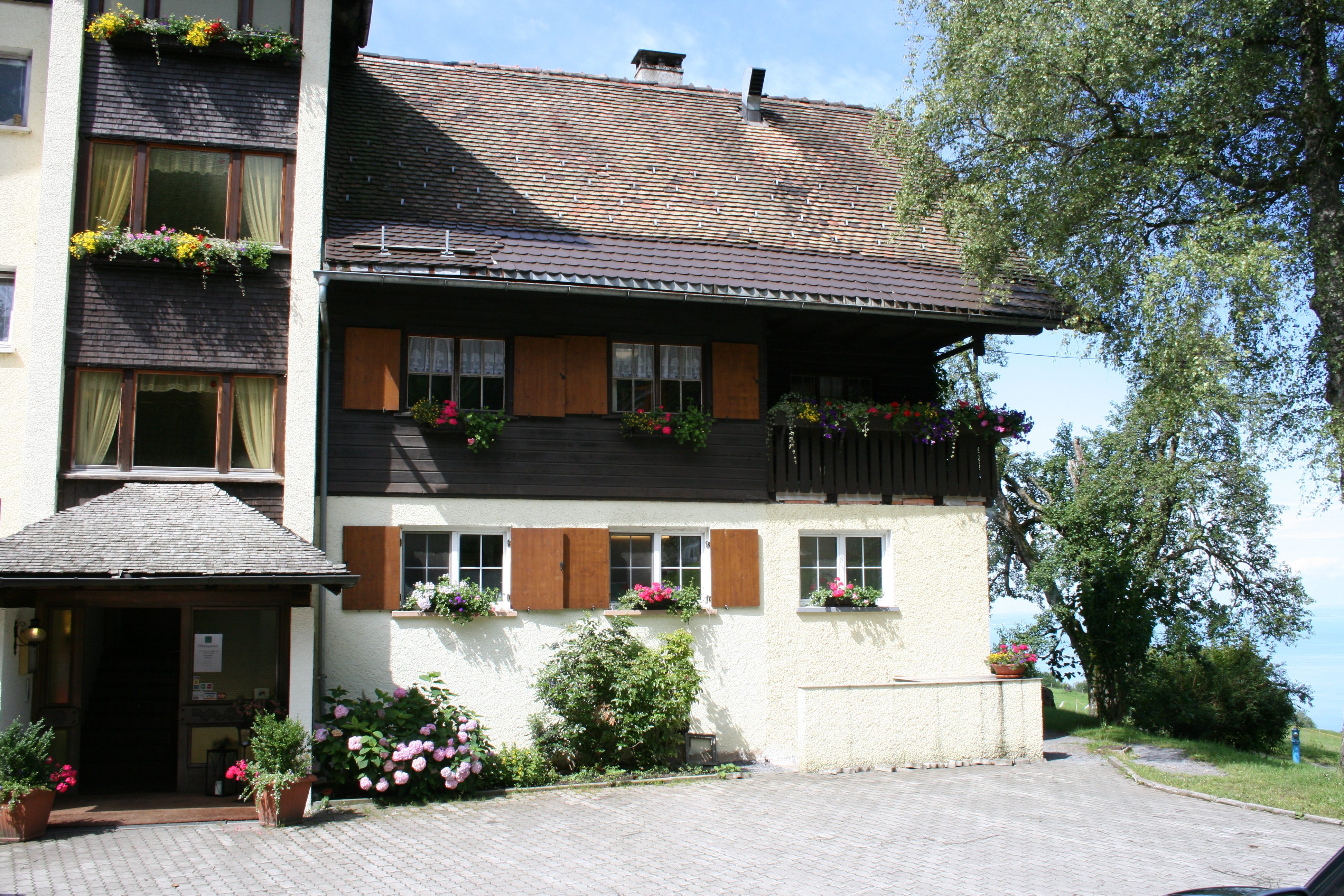 Alter Eingang des Berggasthof Fritsch Lochau am Bodensee