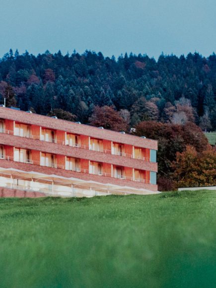 Das Fritsch Hotel am Berg mit Seeblick am Bodensee liegt malerisch eingebettet inmitten eines Waldes und grüner Wiesen